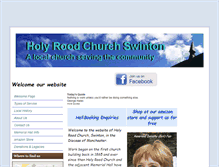 Tablet Screenshot of holyroodchurch.org.uk